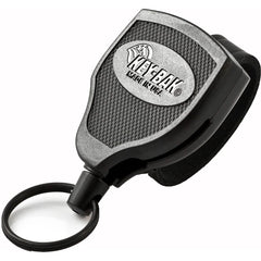 Key-Bak - Key Control; Type: Retractable Key Chain ; Number of Keys: 22 ; Color: Black ; Width (Inch): 1 - Exact Tooling