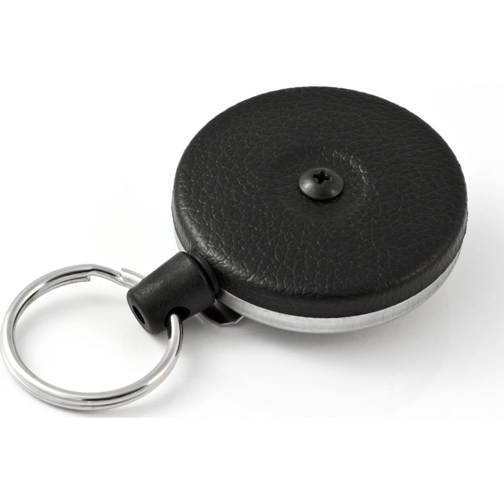 Key-Bak - Key Control; Type: Retractable Key Chain ; Number of Keys: 15 ; Color: Black ; Width (Inch): 1 - Exact Tooling