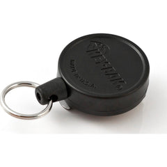 Key-Bak - Key Control; Type: Retractable Key Chain ; Number of Keys: 10 ; Color: Black ; Width (Inch): 1 - Exact Tooling
