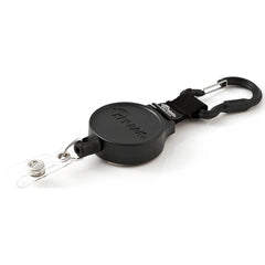 Key-Bak - Key Control; Type: Retractable ID Holder ; Number of Keys: 10 ; Color: Black ; Width (Inch): 1 - Exact Tooling