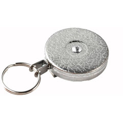 Key-Bak - Key Control; Type: Retractable Key Chain ; Number of Keys: 15 ; Color: Chrome ; Width (Inch): 1 - Exact Tooling