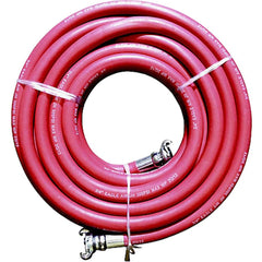 JGB Enterprises - Air & Multi-Purpose Hose; Type: Air Hose ; Material: Rubber ; Inside Diameter (Inch): 3/4 ; Length (Ft): 50 (Feet); Working Pressure (psi): 300.000 ; End Connections: None - Exact Tooling