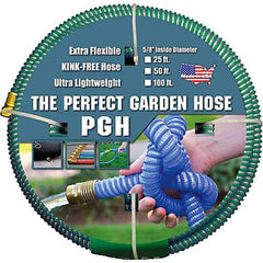 JGB Enterprises - Water & Garden Hose; Type: Water Hose ; Length (Feet): 100.000 ; Thread Size: 5/8 ; Hose Diameter (Inch): 5/8 ; Material: Polypropylene - Exact Tooling