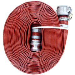 JGB Enterprises - Water & Discharge Hose; Inside Diameter (Inch): 2 ; Color: Red ; Working Pressure (psi): 200.000 ; Length (Feet): 50 ; Material: PVC - Exact Tooling