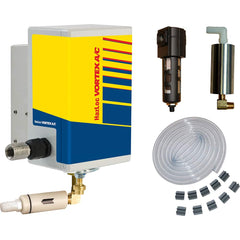 Vortec - Vortex Enclosure Coolers; Type: w/Thermostat ; Integrity: HazLoc ; BTU/Hour: 1500 ; Thread Size (NPT): 3/8 ; Standard Cubic Feet Per Minute: 25.00 - Exact Tooling