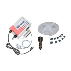 Vortec - Vortex Enclosure Coolers; Type: w/Thermostat ; Integrity: NEMA 4; NEMA 4X ; BTU/Hour: 1500 ; Thread Size (NPT): 3/8 ; Standard Cubic Feet Per Minute: 25.00 - Exact Tooling