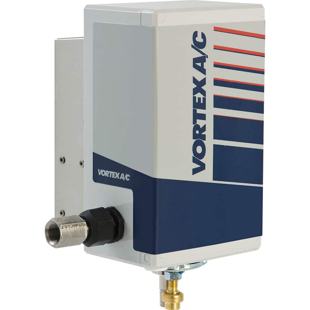Vortec - Vortex Enclosure Coolers; Type: w/Thermostat ; Integrity: NEMA 4; NEMA 4X ; BTU/Hour: 900 ; Thread Size (NPT): 3/8 ; Standard Cubic Feet Per Minute: 15.00 - Exact Tooling