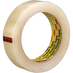 3M - Box Sealing & Label Protection Tape; Tape Number: 600 ; Thickness (mil): 2.3000 ; Length (yd): 72.00 (Yards); Width (Inch): 1-1/2 ; Color: Transparent - Exact Tooling