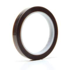 3M - Film Tape; Material Type: PTFE ; Thickness (mil): 3.7000 ; Color: Brown ; Adhesive Material: Silicone ; Width (Inch): 1/2 ; Length (Feet): 108.000 - Exact Tooling