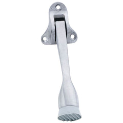 IVES - Stops; Type: Kick Down Floor Stop ; Finish/Coating: Aluminum (Satin) ; Projection: 4 (Inch); Mount Type: Floor - Exact Tooling