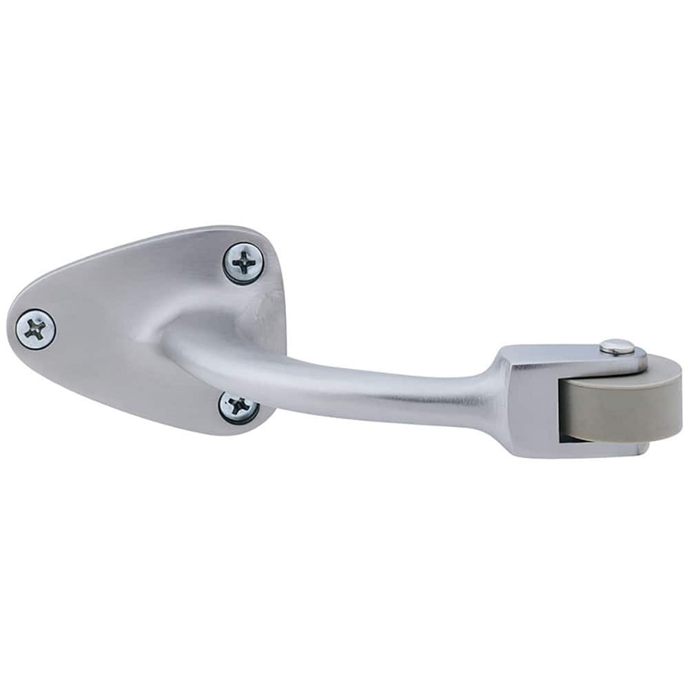 IVES - Stops; Type: Roller Bumper Door Stop ; Finish/Coating: Satin Chrome ; Projection: 2 (Inch); Mount Type: Door - Exact Tooling