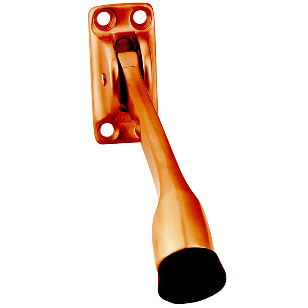 IVES - Stops; Type: Kick Down Floor Stop ; Finish/Coating: Satin Bronze ; Projection: 4 (Inch); Mount Type: Floor - Exact Tooling