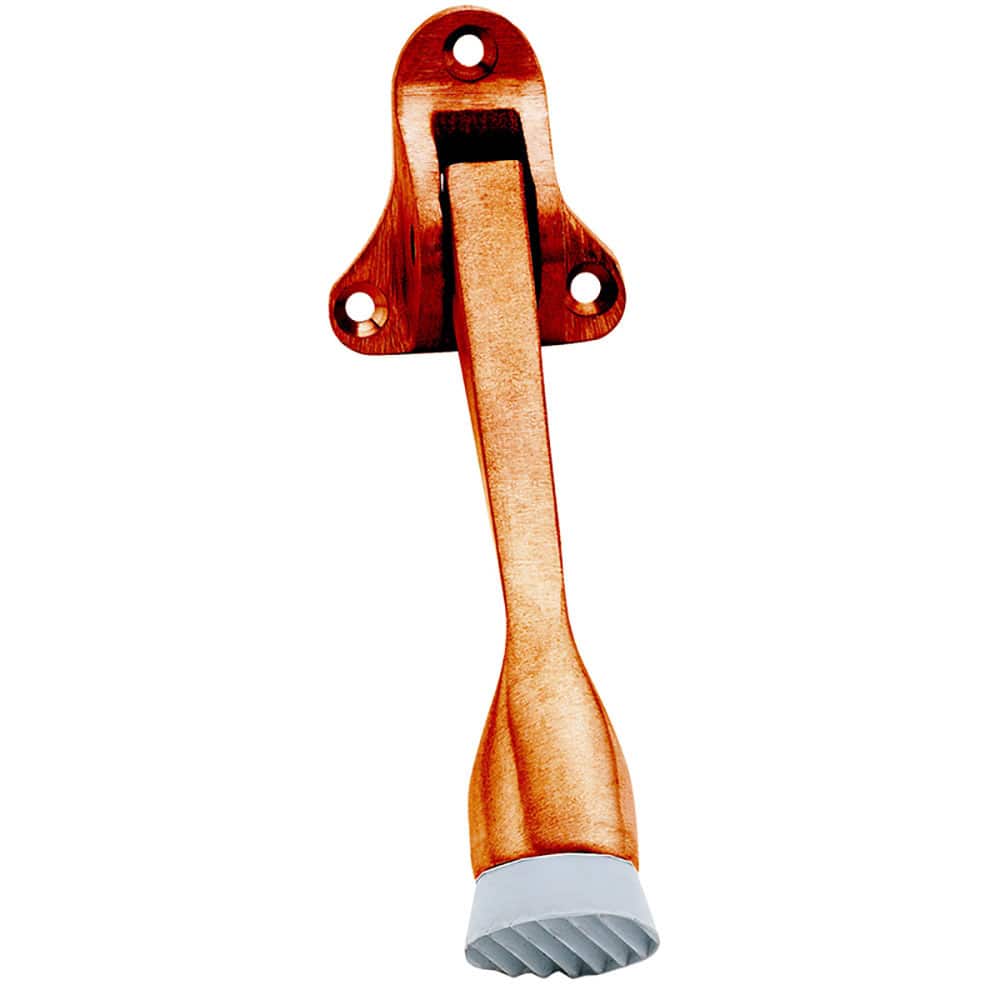 IVES - Stops; Type: Kick Down Floor Stop ; Finish/Coating: Satin Bronze ; Projection: 4 (Inch); Mount Type: Floor - Exact Tooling