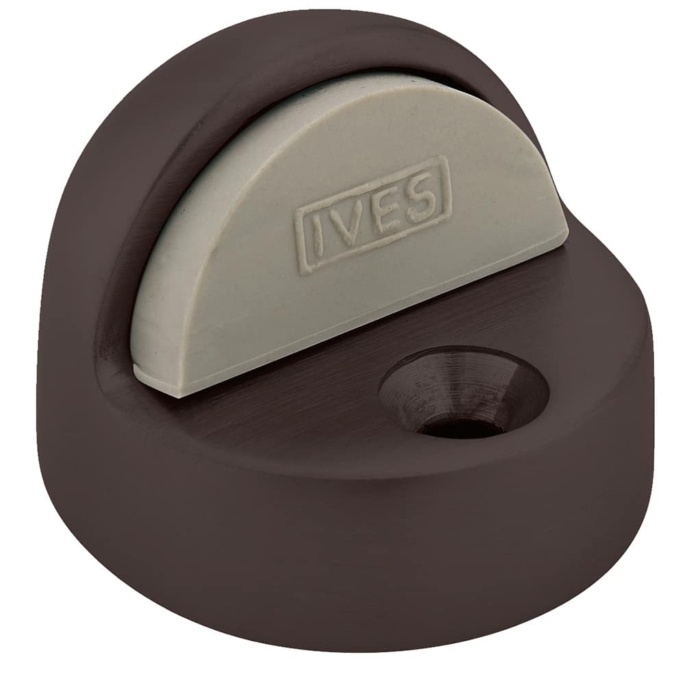 IVES - Stops; Type: Floor Stop ; Finish/Coating: Oil Rubbed Bronze ; Projection: 1-3/8 (Inch); Mount Type: Floor - Exact Tooling