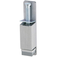 IVES - Stops; Type: Plunger Door Holder ; Finish/Coating: Aluminum (Satin) ; Projection: 5-1/2 (Inch); Mount Type: Door - Exact Tooling