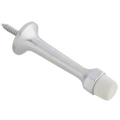 IVES - Stops; Type: Base Door Stop ; Finish/Coating: Satin Nickel ; Projection: 3-1/4 (Inch); Mount Type: Door - Exact Tooling
