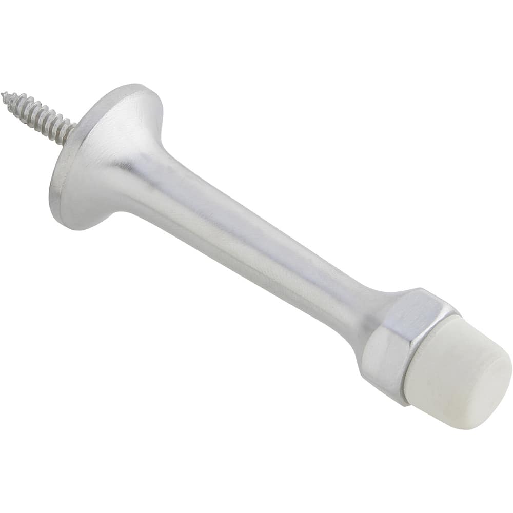 IVES - Stops; Type: Base Door Stop ; Finish/Coating: Satin Chrome ; Projection: 3-1/4 (Inch); Mount Type: Door - Exact Tooling