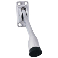 IVES - Stops; Type: Kick Down Floor Stop ; Finish/Coating: Aluminum (Satin) ; Projection: 4 (Inch); Mount Type: Floor - Exact Tooling