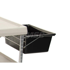 Metro - Cart Accessories; Media Type: Utility Bin & Holder ; For Use With: Metro myCart Series ; Color: Black ; Width: 15.2500 ; Length (Decimal Inch): 17.8800 ; Height (Decimal Inch): 7.000000 - Exact Tooling
