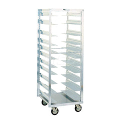 Metro - Cart Accessories; Media Type: Adjustable Pan Rack ; For Use With: Metro RE3 End-Load Wire Bun Pan Rack ; Color: Silver ; Width: 24.3750 ; Height (Decimal Inch): 69.500000 ; Material: Aluminum - Exact Tooling