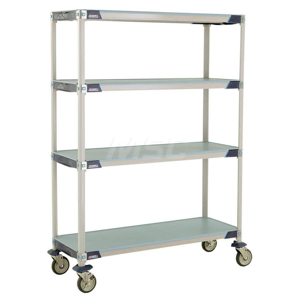 Metro - Carts; Type: Industrial Cart ; Load Capacity (Lb.): 900.000 ; Number of Shelves: 4 ; Width (Inch): 20-5/16 ; Length (Inch): 49-3/4 ; Height (Inch): 67-5/16 - Exact Tooling