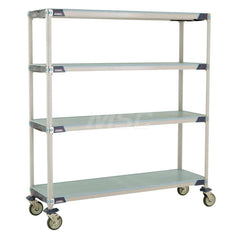 Metro - Carts; Type: Industrial Cart ; Load Capacity (Lb.): 900.000 ; Number of Shelves: 4 ; Width (Inch): 20-5/16 ; Length (Inch): 61-3/4 ; Height (Inch): 67-5/16 - Exact Tooling