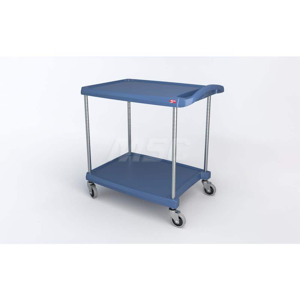Metro - Carts; Type: Utility ; Load Capacity (Lb.): 300.000 ; Number of Shelves: 2 ; Width (Inch): 23-7/16 ; Length (Inch): 34-3/8 ; Height (Inch): 35-1/2 - Exact Tooling