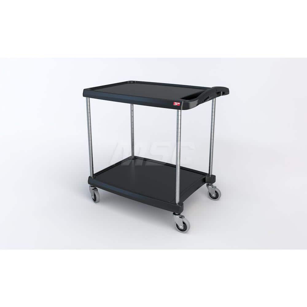 Metro - Carts; Type: Utility ; Load Capacity (Lb.): 300.000 ; Number of Shelves: 2 ; Width (Inch): 23-7/16 ; Length (Inch): 34-3/8 ; Height (Inch): 35-1/2 - Exact Tooling