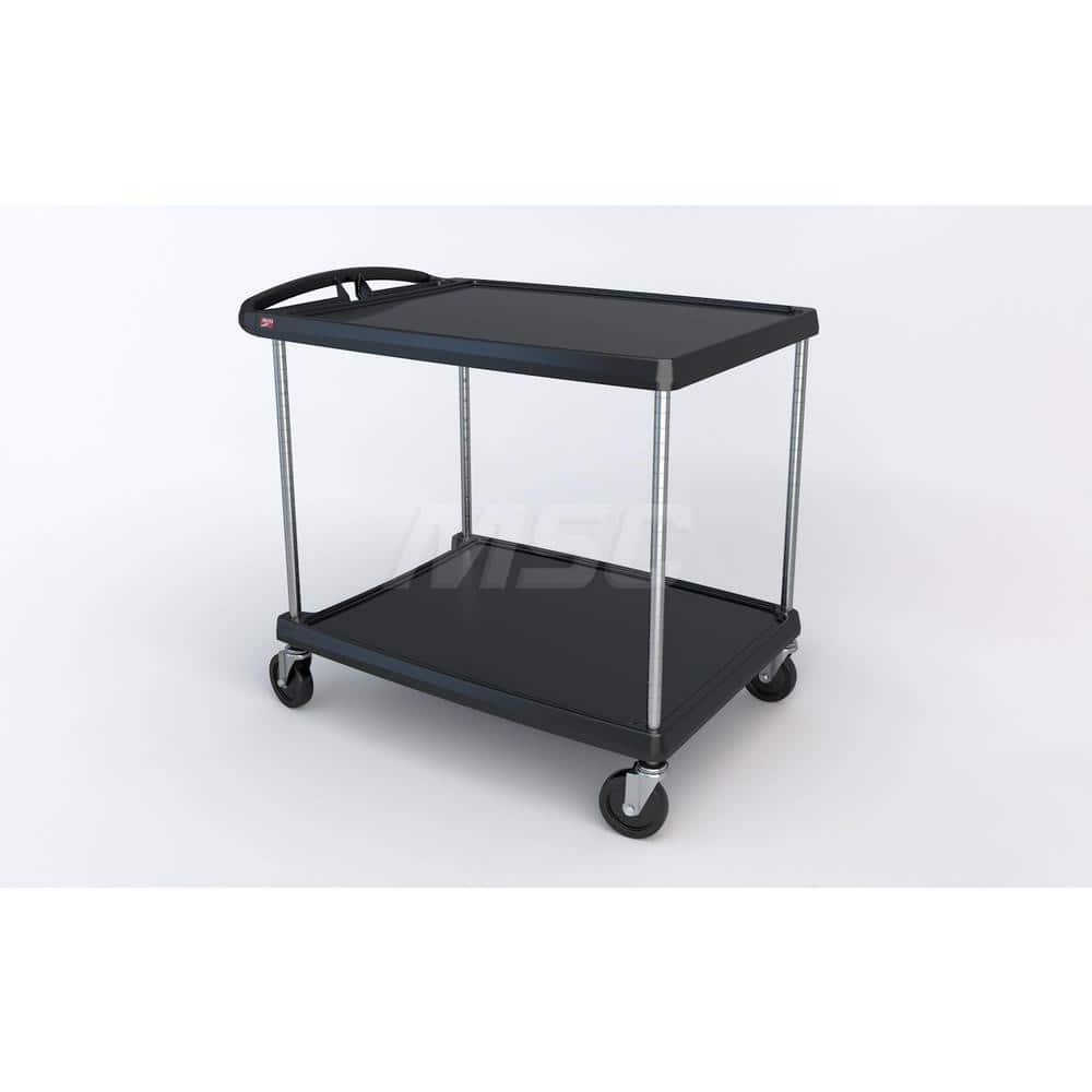 Metro - Carts; Type: Utility ; Load Capacity (Lb.): 400.000 ; Number of Shelves: 2 ; Width (Inch): 27-11/16 ; Length (Inch): 40-1/4 ; Height (Inch): 36-7/8 - Exact Tooling