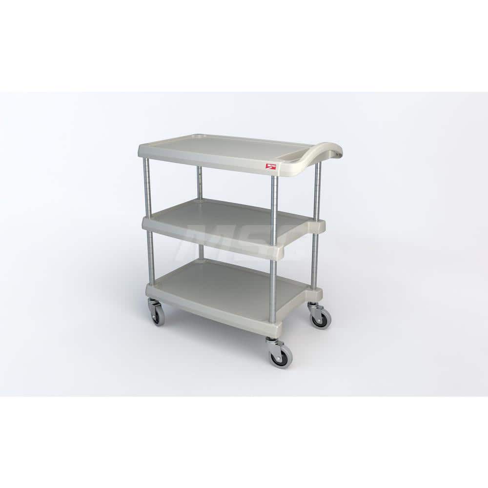 Metro - Carts; Type: Utility ; Load Capacity (Lb.): 400.000 ; Number of Shelves: 3 ; Width (Inch): 18-5/16 ; Length (Inch): 31-1/2 ; Height (Inch): 35-1/2 - Exact Tooling