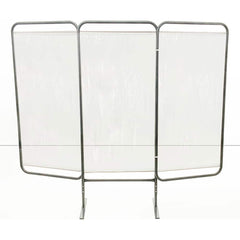R&B Wire Products - Office Cubicle Partitions; Type: Mobile Three Panel Clear Barrier ; Width (Inch): 81 ; Height (Inch): 69 ; Color: Clear ; Mount Type: No Mount ; Thickness (Inch): .006 - Exact Tooling
