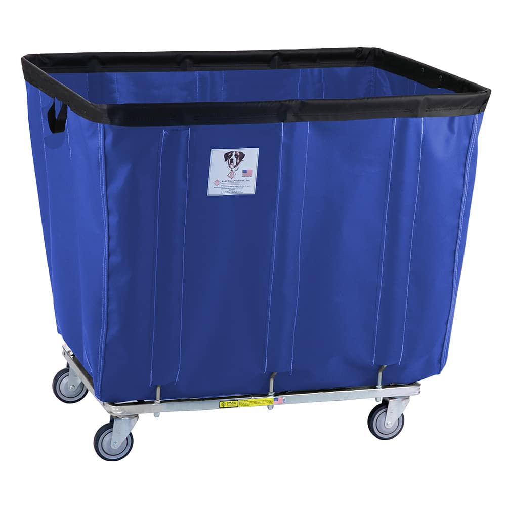R&B Wire Products - 18 Bushel 800 Lb Heavy Duty 18 oz Vinyl Basket Truck - Exact Tooling