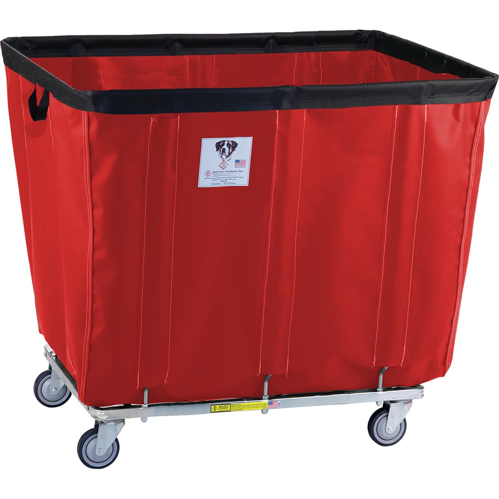 R&B Wire Products - 18 Bushel 800 Lb Heavy Duty 18 oz Vinyl Basket Truck - Exact Tooling