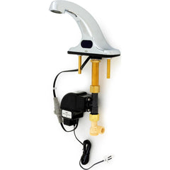 Zurn - Electronic & Sensor Faucets; Type: Sensor ; Style: w/o Mixer ; Type of Power: Hard-Wired; Battery ; Spout Type: Standard ; Mounting Centers: 3 (Inch); Voltage (AC): 120 - Exact Tooling