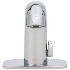 Zurn - Electronic & Sensor Faucets; Type: Sensor ; Style: Internal Temperature Control Mixer ; Type of Power: Battery ; Spout Type: Standard ; Mounting Centers: 3 (Inch); Finish/Coating: Polished Chrome - Exact Tooling