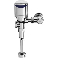 Zurn - Automatic Flush Valves; Type: Top Mount Battery Sensor ; Style: Single flush ; Gallons Per Flush: 1.0 ; Pipe Size: 3/4 (Inch); Spud Coupling Size: 3/4 (Inch); Cover Material: Brass - Exact Tooling