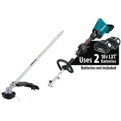Makita - Edgers, Trimmers & Cutters; Type: Cordless ; Power Type: Cordless ; Self-Propelled: No ; Cutting Width (Decimal Inch): 17.0000 ; Cutting Width (Inch): 17.0000 ; Includes: Power head and string trimmer attachment (battery and charger not included) - Exact Tooling