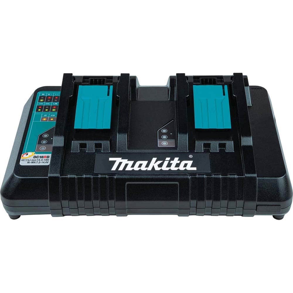 Makita - Battery Chargers; Battery Size Compatibility: Proprietary ; Battery Chemistry Compatibility: Lithium-Ion ; Charging Time (Hours): 0.75 ; Charging Time (Minutes): 45 ; Maximum Number of Batteries: 2 ; Voltage: 18 - Exact Tooling