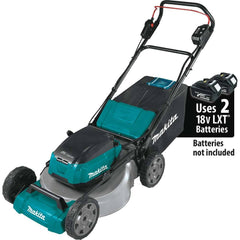 Makita - Lawn Mowers; Type: Cordless ; Power Type: Cordless ; Self-Propelled: No ; Voltage: 36 ; Cutting Width (Inch): 21.0000 - Exact Tooling