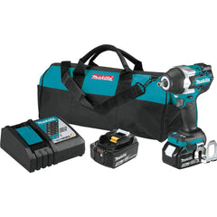 Makita - Electric Impact Wrenches & Ratchets; Amperage: 5 ; Handle Type: Pistol Grip ; Drive Size (Inch): 1/2 ; Speed (RPM): 0-2200 ; Torque (N/m): 700 ; Torque (Ft/Lb): 520 - Exact Tooling