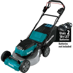 Makita - Lawn Mowers; Type: Cordless ; Power Type: Cordless ; Self-Propelled: Yes ; Voltage: 36 ; Cutting Width (Inch): 18.0000 - Exact Tooling