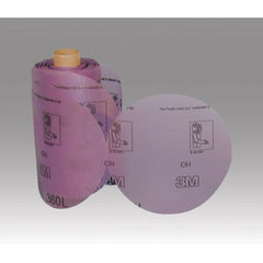 3M - Adhesive-Backed/PSA Discs; Disc Diameter (Inch): 6 ; Abrasive Material: Aluminum Oxide ; Grit: 500 ; Tooling Compatibility: Disc Sanders ; Backing Material: Film ; Disc Color: Purple - Exact Tooling