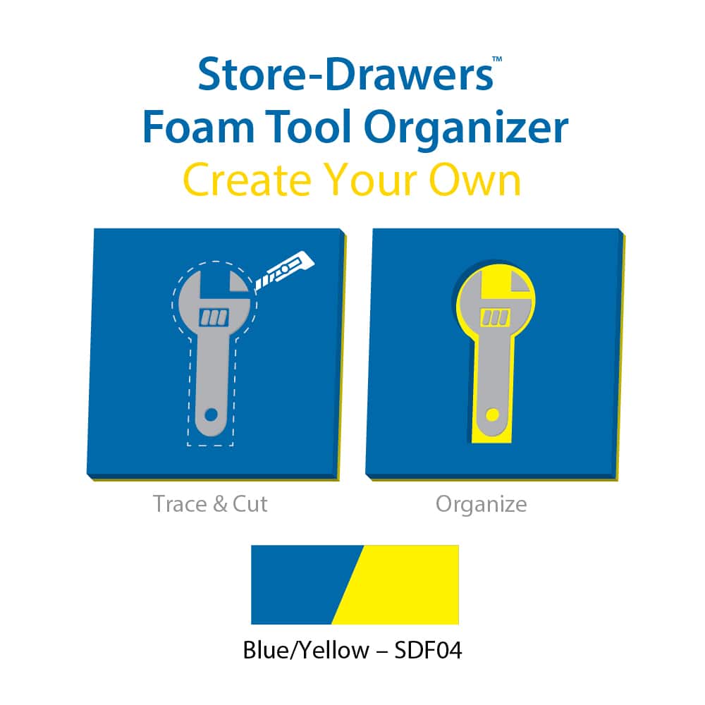 NMC - Tool Box Case & Cabinet Inserts; Type: Customizable Foam Insert ; For Use With: Store-Drawers? Tool Boxes & Cases ; Material Family: Foam ; Width (Inch): 40 ; Depth (Inch): 27 ; Height (Inch): 3/4 - Exact Tooling