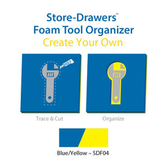 NMC - Tool Box Case & Cabinet Inserts; Type: Customizable Foam Insert ; For Use With: Store-Drawers? Tool Boxes & Cases ; Material Family: Foam ; Width (Inch): 40 ; Depth (Inch): 27 ; Height (Inch): 3/4 - Exact Tooling