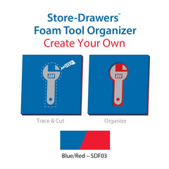 NMC - Tool Box Case & Cabinet Inserts; Type: Customizable Foam Insert ; For Use With: Store-Drawers? Tool Boxes & Cases ; Material Family: Foam ; Width (Inch): 40 ; Depth (Inch): 27 ; Height (Inch): 3/4 - Exact Tooling