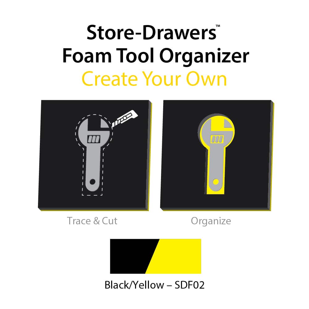 NMC - Tool Box Case & Cabinet Inserts; Type: Customizable Foam Insert ; For Use With: Store-Drawers? Tool Boxes & Cases ; Material Family: Foam ; Width (Inch): 40 ; Depth (Inch): 27 ; Height (Inch): 3/4 - Exact Tooling
