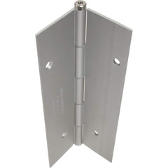 Yale - Continuous Hinges; Overall Length (Inch): 95 ; Thickness (Decimal Inch): 1.0000 ; Pin Diameter: 0.1870 (Decimal Inch); Knuckle: 2 ; Finish/Coating: Satin Stainless Steel - Exact Tooling