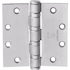 Yale - Commercial Hinges; Length (Inch): 5 ; Thickness (Decimal Inch): 0.1900 ; Minimum Thickness: 4.8260 (mm); Number of Knuckles: 5.000 ; Stanley Finish Code: US26D ; Finish/Coating: US26D - Exact Tooling