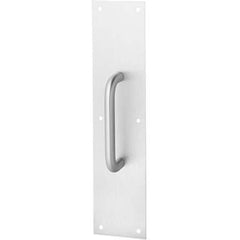 Rockwood - Door Pulls; Overall Length (Inch): 16 ; Finish/Coating: Satin Stainless Steel ; Grip Length: 4 (Inch) - Exact Tooling