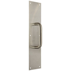 Rockwood - Door Pulls; Overall Length (Inch): 16 ; Finish/Coating: Satin Stainless Steel ; Grip Length: 4 (Inch) - Exact Tooling